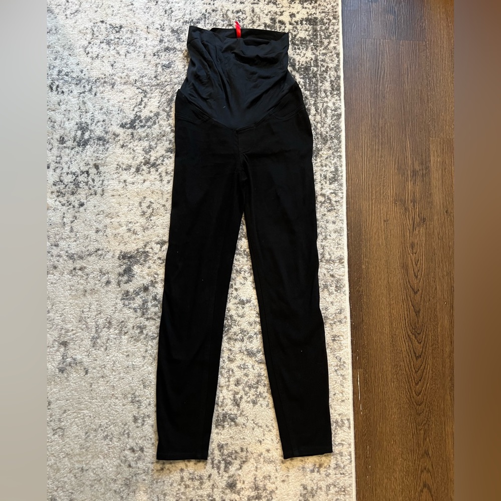 Spanx Black Denim Maternity Jeans sz M